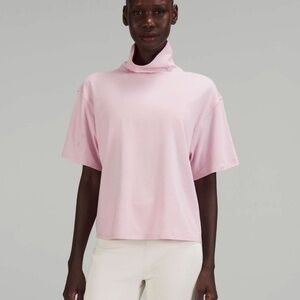 Lululemon Relaxed-Fit Cotton-Blend Turtleneck T-Shirt